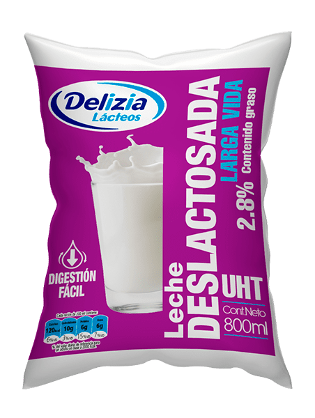 LECHE DESLACTOSADA UHT 800 ML