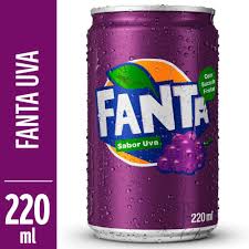 Latas Fanta Uva Lata 220ml