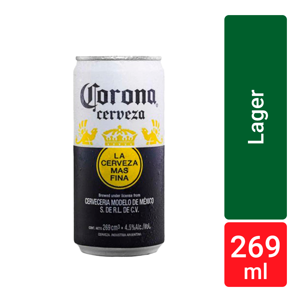 LATA CORONA 269 ML