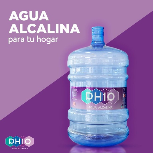 Bidón de agua 20 Lt PH10 ALCALINA