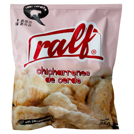 Ralf Chicharrones De Cerdo X 25G